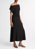 Off Shoulder Midi Dress