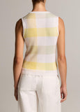 Shadow Plaid Wool Shell