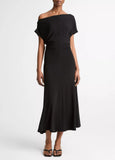 Off Shoulder Midi Dress