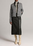 Glen Plaid Wool-Blend Jacket
