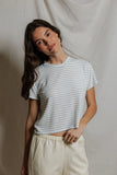 Erin Brushed Stripe Crew