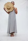 Striped Organic Cotton Gauze Cami Dress