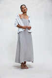 Striped Organic Cotton Gauze Cami Dress