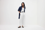 Lightweight Organic Cotton Denim Trench Coat