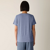 Organic Linen Jersey Crew Neck Short Sleeve Tee