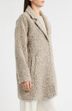 Curly Alpaca Notch Collar Coat