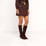 Norene Windbreaker Mini Skirt