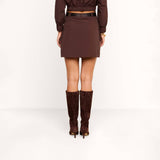 Norene Windbreaker Mini Skirt