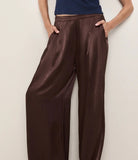 Margo Satin Pleated Pull On Trouser