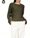 Coastel Cable Crewneck