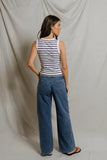 Khara Jersey Stripe Tank
