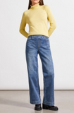 Audrey Pull On Wide Jeans W/Pockets