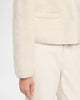 Wool Fluff Round Neck Jacket