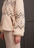 Boucle Sherpa Embroidered Jacket