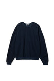 Oversized Ziggy - inside out fleece long sleeve shrunken crewneck sweatshirt