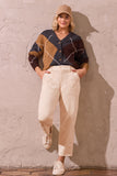BLUE THREAD Diamond Pattern Button Front Knit Cardigan