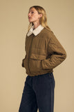 Shearing Collar Quilted Jacket