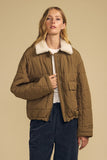 Shearing Collar Quilted Jacket