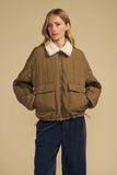 Shearing Collar Quilted Jacket