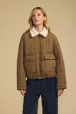 Shearing Collar Quilted Jacket