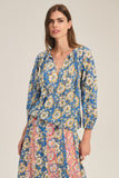 Begonia Cotton Print Blouse