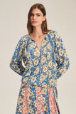 Begonia Cotton Print Blouse