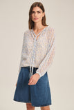 Bluebell Print Blouse