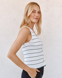 Ruffle Hem Knitted Vest