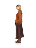 Cashmere Cable Fringe Crew