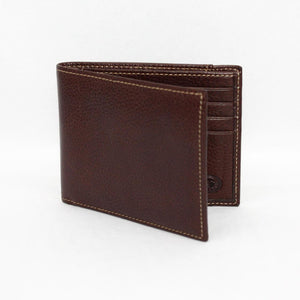 Tumbled Billfold w/ Contrast Stitch