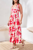 Sleeveless Floral Dress