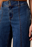 Audrey Hugging Wide Denim Trouser