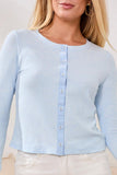 Button Front Knit Cardigan