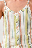 Button-Front Woven Relaxed Cami