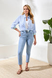 Comfort Stretch Sophia Curvy Hugging Straight Denim