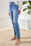 Sophia Curvy Comfort Stretch Straight Leg Jeans