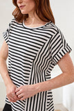 Cuffed Sleeve French Terry Top