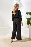 Flare Cotton Gauze Pant