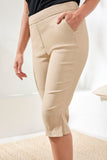 Flatten It® Slim Leg Capris Pants With Snap Vents