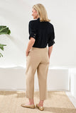 Flatten It® Tummy Control Wide Leg Pull-On Capris Pants