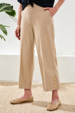 Flatten It® Tummy Control Wide Leg Pull-On Capris Pants