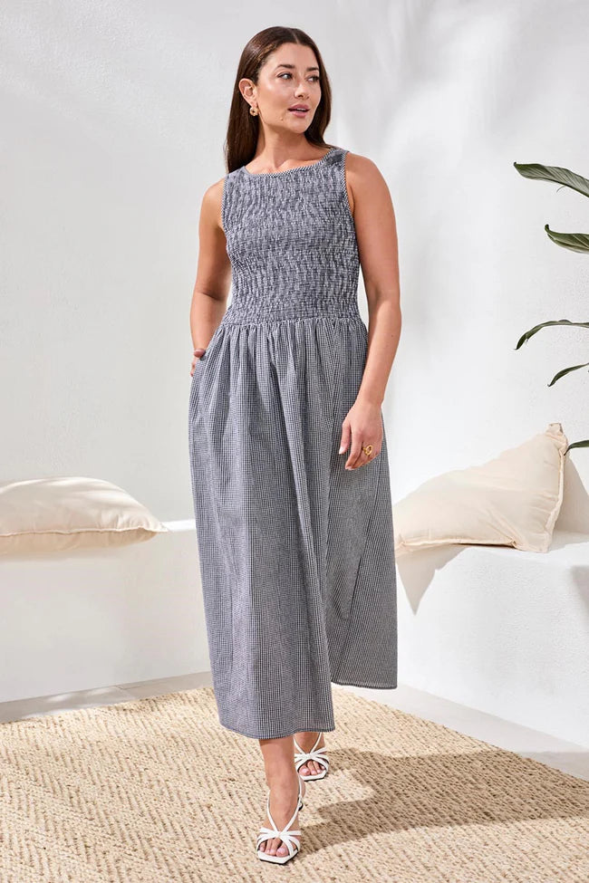 dresses by tribal Bra-Friendly Maxi Dress w/ Sash L / SaharaBeige