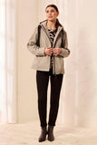 Hydrochromatic Hooded Zip-Up Rain Jacket