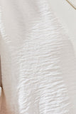 Airflow Draped Lapel Collar Blouse