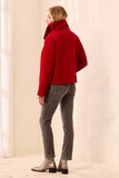 Lofty Chic Funnel Neck Jacket