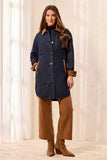 Quilted Denim Jacket W/ Suede