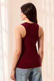 BLUE THREAD Cotton Baby Rib Racer Back Tank Top