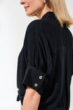 Soft Satin Drop Shoulder Classic Blouse