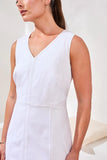 Fitted Sleeveless Dress w/Pockets