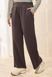 TECHNO LUX Scuba Knit Pull-On Wide Leg Joggers